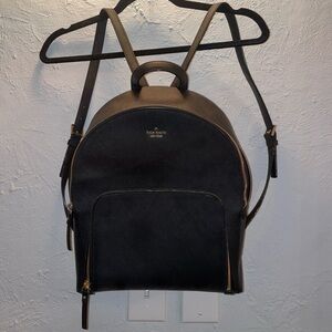 Kate Spade Saffiano Leather Black Backpack